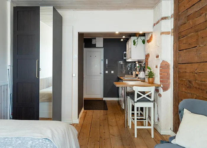 Garden Next To Telliskivi & Old Town Tallinn